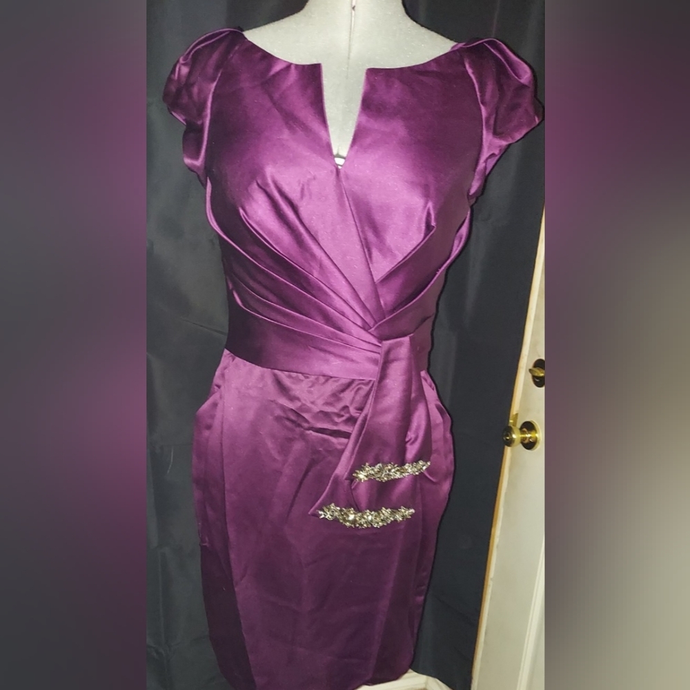 Purple (Lavender) Dress for All Occasions Enzoani Love Couture Sz 8-12 NWT